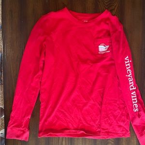 VINEYARD VINES, Girls Christmas shirt, Size Large